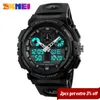 Skmei Sports Watch Mężczyźni Digital Double Time Zegarki Chronograf 50 M Watwroof Tydzień Wyświetlacz Wristwatches Relogio Masculino 1270 x0524