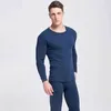 Men Thermal Underwear Long Johns Men Autumn Winter Tops+Pants 2 piece Set Keep Warm Thick Plus Size L-2XL Termica Homem 211108