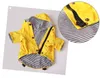 Cães amarelas Raincoat Rainecas elegantes Cão Premium Raincoats Pequenos Raincoats À Prova D 'Água Zip Up Pockets Rain Rain Resistente à Água Filhote de Cabeceiro Ajustável Cachorrinho Cachorrinho XXXL A180