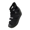 Sommar Rom Style Shoes Woman Sandals Black Platforms SMRED BAND CIDES ANKLE Gladiator Sandal Boots 2021