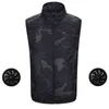 Aiwetin Summer Cooling Fan Vest USB Smart Charging Abbigliamento Uomo Donna All'aperto Protezione solare Giacca in pelle Traspirante Cool suit 211105