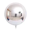 1 pc 22inch Gold Silver 4d Round Foil Ballonnen bruiloft Verjaardagsfeest Decoratie Helium opblaasbare Baloons Globos Ballon Toys