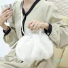 Shoulder Bags Korean Casual Retro Pleated Handbag ins Fashion Plush One-shoulder Female Bag Net Red Foreign Air Cute Messenger