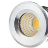 Lampor LED takljus inbäddad liten spotlight varm vit spot lampa aluminium lampa kropp akryl lins bra överföring