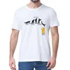 Hafta Zanaat Bira T Gömlek Erkekler Kısa Kollu T-Shirt Üstleri Tshirt 100% Pamuk Rahat Komik T-Shirt Sarhoş Tee Alkol İçme 210716