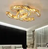 Croustillant croustillant acrylique LED plafonnier de plafond créatif chambre résidentielle Study Hallway Plafonnier lampes décoratives commerciales