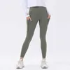 Yoga Leggings Gym Clothes Women High Waist Capris Running Fitness Sports Legging Size Pockets Workout Full Length Tights Trouses3257008