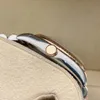 36 мм 41 мм 18 тыс. Розовое золото сталь черный циферблат женские часы 116231 Автоматическая обмотка мужской часы фабрика кристаллические светящиеся часы