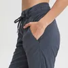 02 yoga kırpılmış pantolon dans capris stüdyo joggers bel bant drawcord özelleştirilmiş uygun açık egzersiz sporları gevşek düz capri3809952