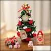Greeting Event Festive Home & Gardengreeting Cards 1 Set Christmas Kraft Paper Tag Card With Rope Decorations Gift Box Labels Party Supplies