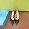 Dress shoes women Party Dress pumps low heel genuine leather Classic style sexy high heels pointed toe EU35-41 With box