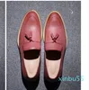 Mens Loafers 가죽 레트로 신발 럭셔리 디자이너 평면 운전 캐주얼 신발 남성 고품질 갈색 Espadrilles 브랜드 브랜드 브랜드 스타일