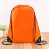 Saco à prova d'água ao ar livre Saco de cordão de nylon Backpack de cordas para as mulheres homens de armazenamento de viagem Pacote de adolescentes 3 estilos jllfgpz 492 x2