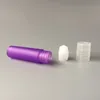 3ML Mini Refillable Roll On Bottle Glass Roller Ball Clear Screw Cap For Essential Oil Lip Gloss Perfume Roll-On Tube Container Travel