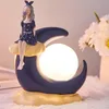 Nowość Artykuły Bubble Girl Night Light Christmas Decorations Nordic Home Decoration Sypialni Pulpit Prezent Urodzinowy