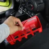 ABS Auto Finestra Interruttore di Sollevamento Pannello di Rivestimento Copertura Adesivo Accessori Per Suzuki Jimny 19+ Rosso 1 PZ