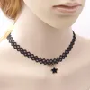 zwarte elegante ketting