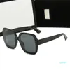 2021 Designer Square Sunglasses Men Women Vintage Shades Driving Male Sun Glasses Fashion Metal Plank Eyewear with box