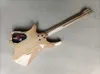 Beadless Faned 7 Cordas Guitarra Elétrica com Ebony Fretboard Especial Inlay Ash Body