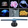 Strings Wifi 3D Hologram Projector Fan LED Holografische beeldvorming Display Lamp Remote Reclame Projection Light met 16G TF