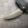 Straight Kniv Fixed Blade Japansk stil med Kydex Slida DC53 Stål Hög hårdhet G10 Hantera Jakt Utomhus Camping Militär Taktiska Gear Defense Knives