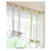 Curtain & Drapes Flying Window Tulle Yarn Kitchen Bay Screen Curtains For Living Room Divider Home Transparent Sheer Voile