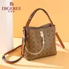 2021 Fashion Women's Bag Handbag Shoulder Messenger PVC Summer Bucket Bags