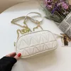 Crossbody Bag Women Casual Quilted Pattern Shoulder for Luxury Small Pu Leather Sewing Thread Handbags Ladies Chain Messenger Bags