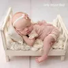 Baby Cribs Born Props For Pography Wood Detachable Bed Mini Desk Tables Background Accessories