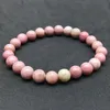 Femmes Bracelet Naturel Coloré Pierre Perles Bracelets Élastique 10 Mm Cornaline Double Couleur Bangel Un Cadeau Femme De Qualité Perlé, Brins