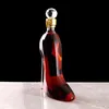 350ML High Heels Shape Decanter Luxurious Crystal Red Wine Brandy Champagne Glasses Decanter Bottle Bar Nightclub Drinking Y01132574