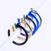 8MM Trendy Nose Rings Body Piercing Jewelry Fashion Stainless Steel Open Hoop Earring Studs Fake NoseRings Non PiercingRing Gift