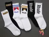 Rhude Prosty list Wysokiej jakości bawełniany europejski amerykańsko-amerykański Trend Socks Mężczyźni i kobiety Para na Tubeyw40