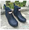 مصمم أحذية المطر النساء الكاحل Rainboots أحذية المطر أحذية الركبة أحمر / أسود / أزرق