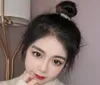 Клипы для волос Barrettes Элегантная модная корейская девочка Женские аксессуары эластичные милые хрустальные бусинки веревки 12