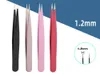 Factory Eyelash Curler Tweezers for Ingrown Hair - Precision Sharp Needle Nose Pointed Splinters Eyebrow Facial Removal