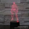 キーホルダー3D LED PUBGアニメナイトライトロゴ子供子供たちの男の子ギフトマンガ日本の寝室のデスクランプShingeki No Kyojin