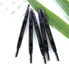 HANDAIYAN 5 Colors 2 In 1 Eyebrow Pencil Natural Lasting Waterproof No Blooming Rotatable Pen Makeup Cosmetics 1G
