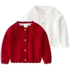 Maglione lavorato a maglia Autunno Inverno Maglioni per bambini Ragazzi Ragazze Cardigan lavorato a maglia di alta qualità Baby Child Fashion Outwear Abbigliamento 210417