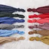 Novo design de pérola de algodão hijab cachecol xale headband longo mulheres lenço / lenços 15 cores dropshipping e atacado