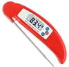 Digital LCD Food Thermometer Probe Folding Kök BBQ Köttugn Vattenoljetestverktyg