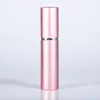 7 kleuren 10cc gladde aluminium parfumfles 10 ml navulbare verstuiver reizen geur glazen spray flessen thuis geuren