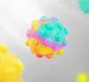 Pops Bubble Dimple 3D Ball Fidget Speelgoed Decompressievinger Squeeze Toys voor Kinderen Volwassen Gezins Interactief Sensorisch Speelgoed