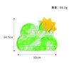 Fidget Stress Toy Rainbow Antistress Adults Children Sensory Relieve Autism Luminous Cloud Desktop