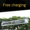 1pc LED Solar Energy Storage Flashing Warning Light Wireless Car Auto Super Bright Colorful Universal Interior Decoration