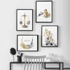 Schilderijen Law Office Wand Decoratie Poster Godin van Justitie Gavel Schaal Mode Kunst Moderne Canvas Schilderij School Graduation Gift