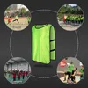 Volwassenen 12 stuks voetbal hesjes sneldrogend voetbalvest jerseys scrimmage sportvest ademend teamtraining slabbetjes voetbal3982849