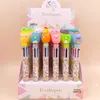 Canetas Ballpoint 36 Pçs / lote Kawaii Sumikko Guroashi Caneta Cute 6 Cores Esferográfica Escola Escola Escrita Fonte Papelaria Presente