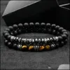 Beaded, Strands Bracelets Jewelryseparator Bracelet Male Casual Fashion Wrist Decoration Combination Couple Brothers Two Loaded Drop Deliver