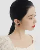 New Trendy small cherry bow Studs Ear Charm Lady Sweet Earrings Jewelry Unusual Gifts For Women girls